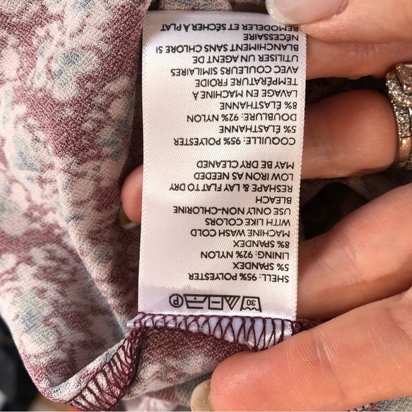 Anthropologie brand Kimchi Blue a line flare stretch dress lace back detail S - Picture 7 of 8